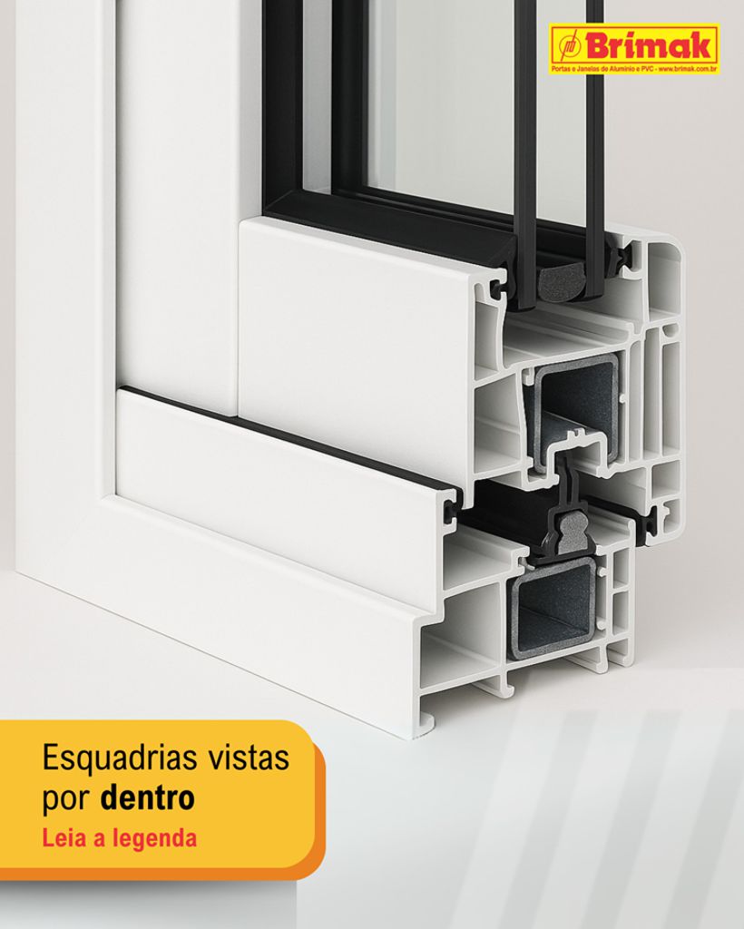 Como são as esquadrias por dentro