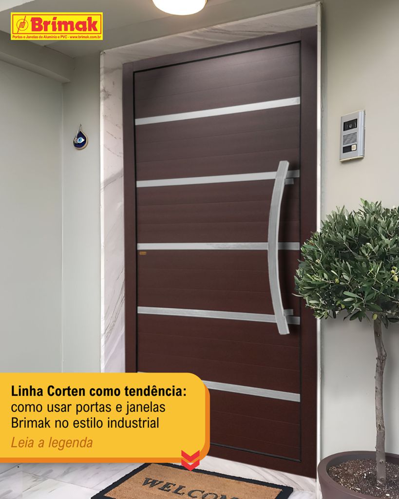Acabamento Marrom Corten é tendência