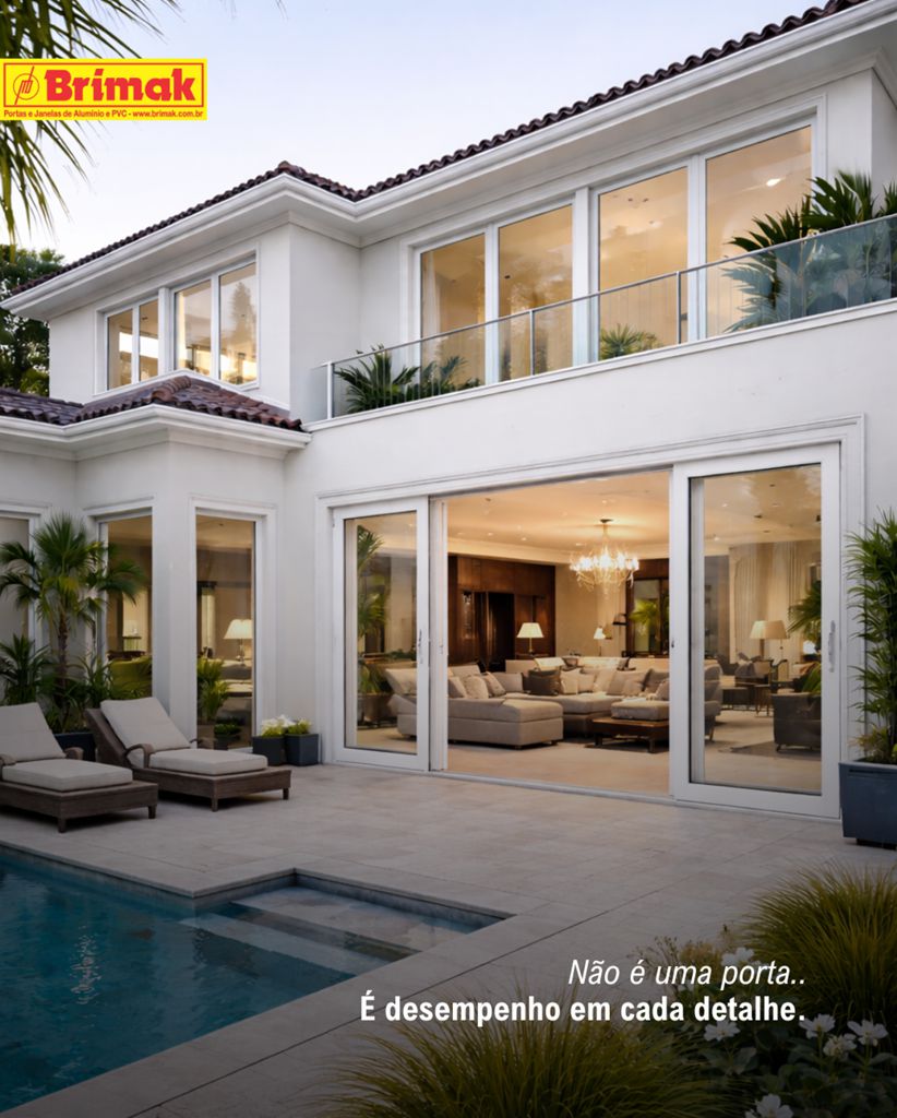 Desempenho em cada detalhe das Esquadrias Brimak