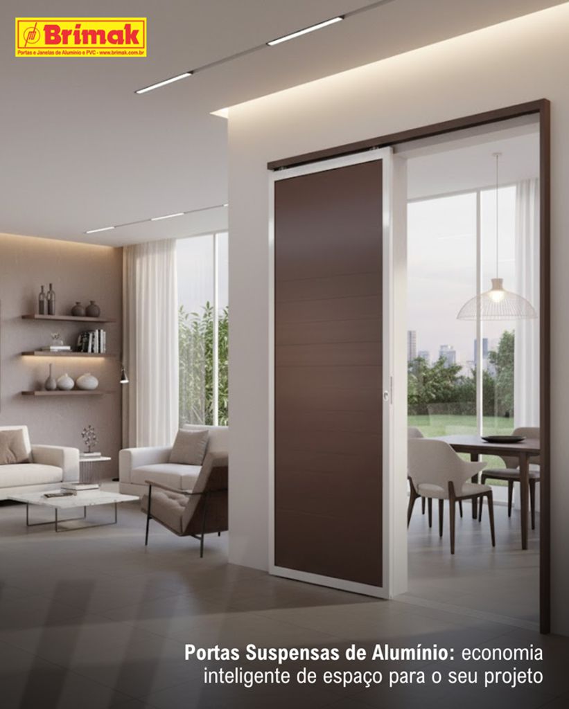Portas Suspensas de Correr de Alumínio