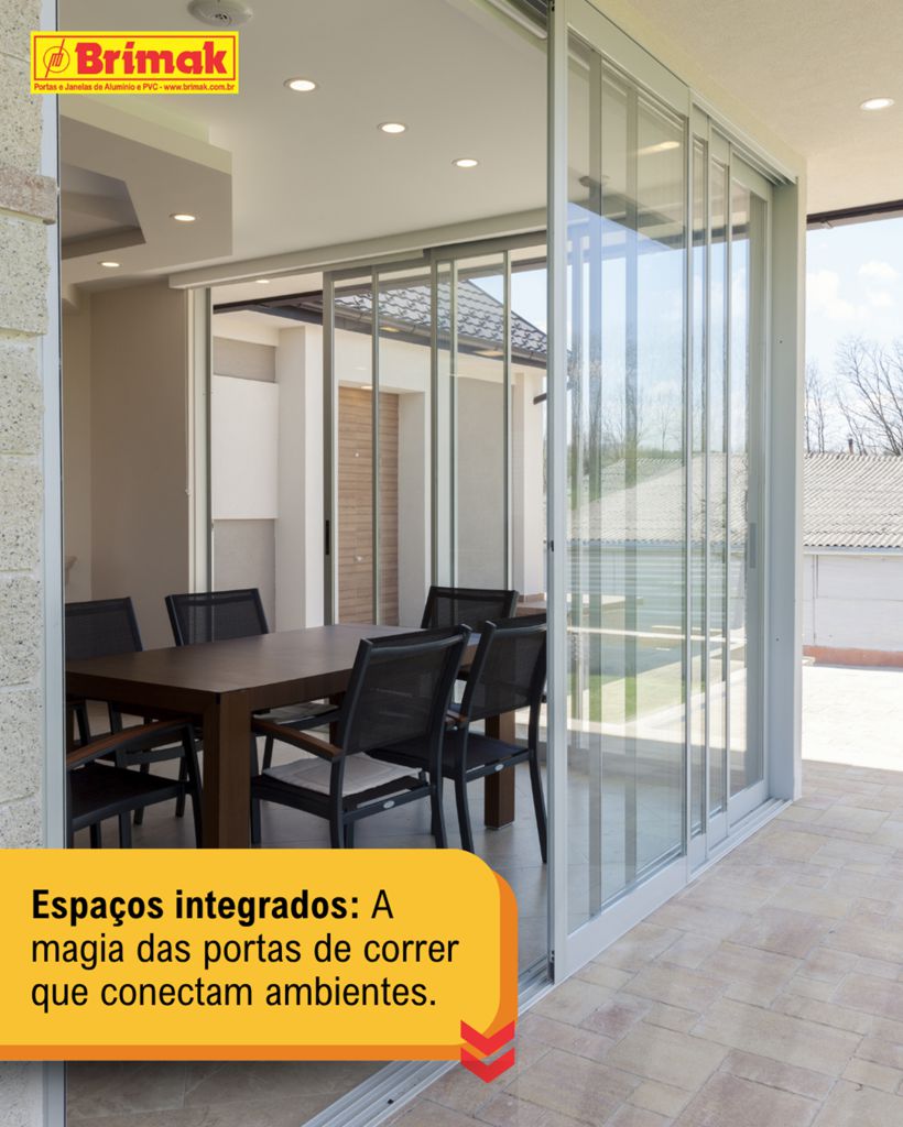 Integração total com Portas de Correr