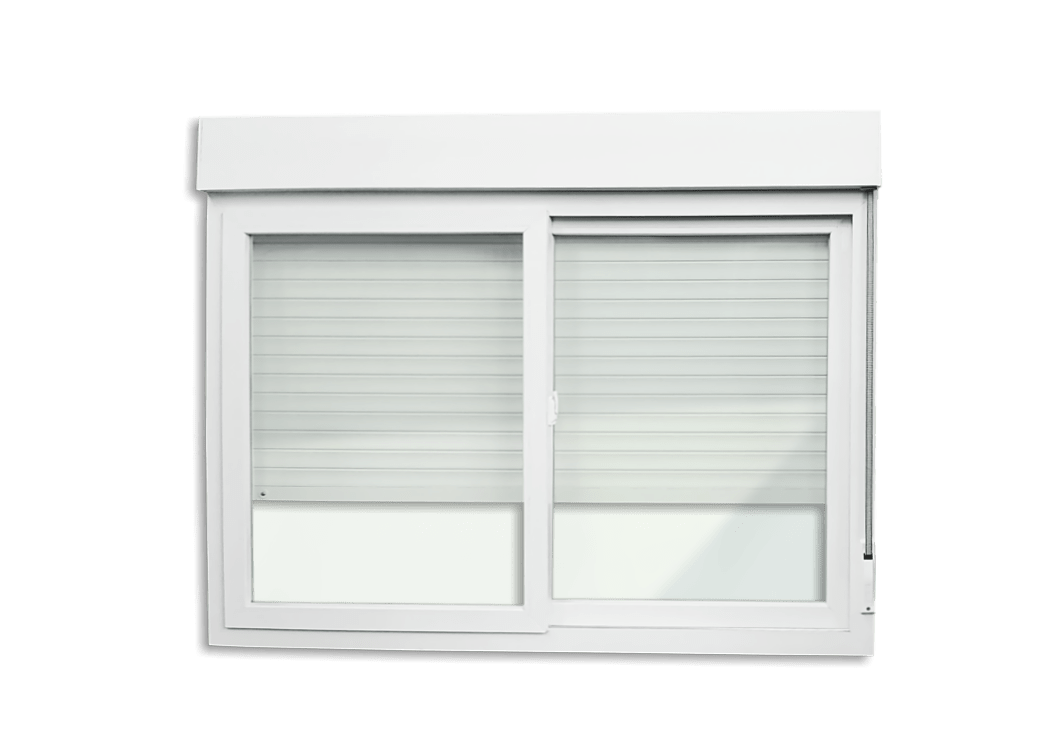 Janela Integrada de PVC 2 Folhas 