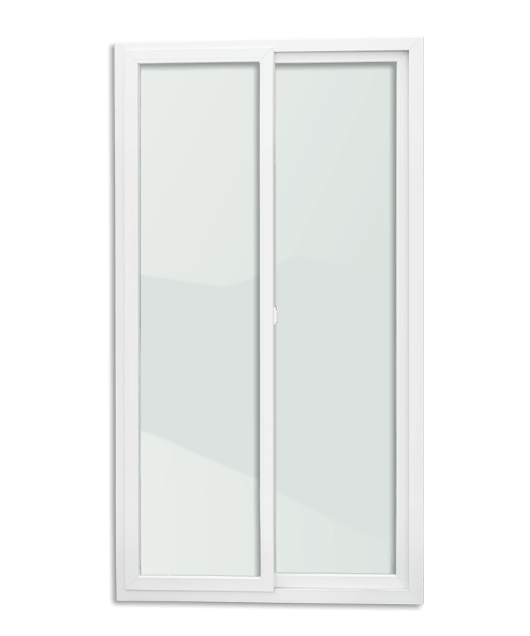 Porta de Correr de PVC 2 Folhas 