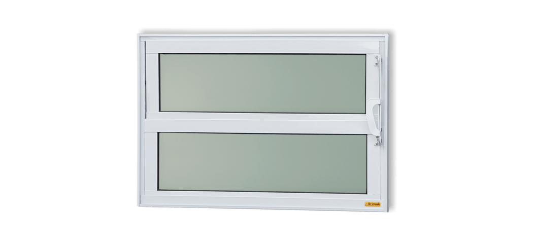 Basculante de Alumínio Elite 1 seção (1F+1M) Branco