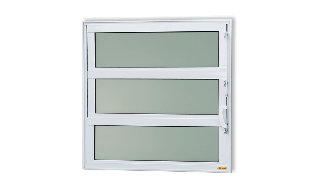 Basculante de Alumínio Elite 1 seção (1F+2M) branco