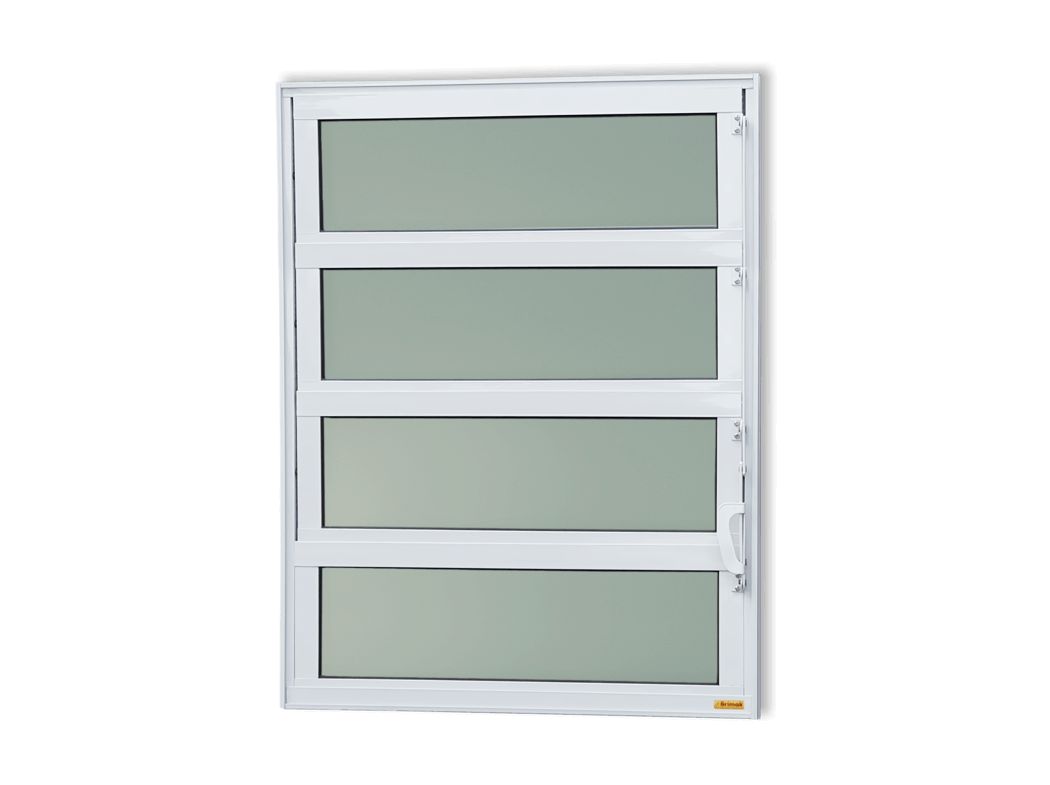 Basculante de Alumínio Elite 1 seção (1F+3M) branco