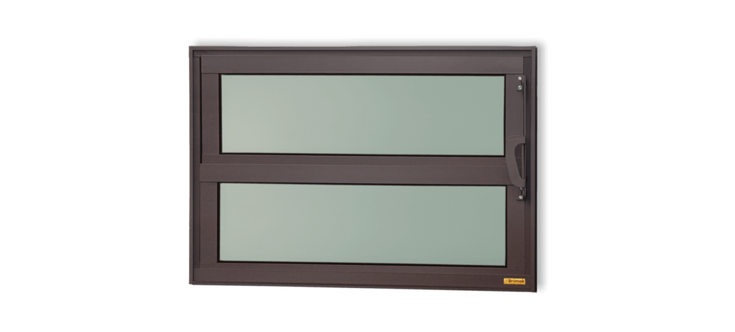 Basculante de Alumínio Elite 1 seção (1F+1M) Corten