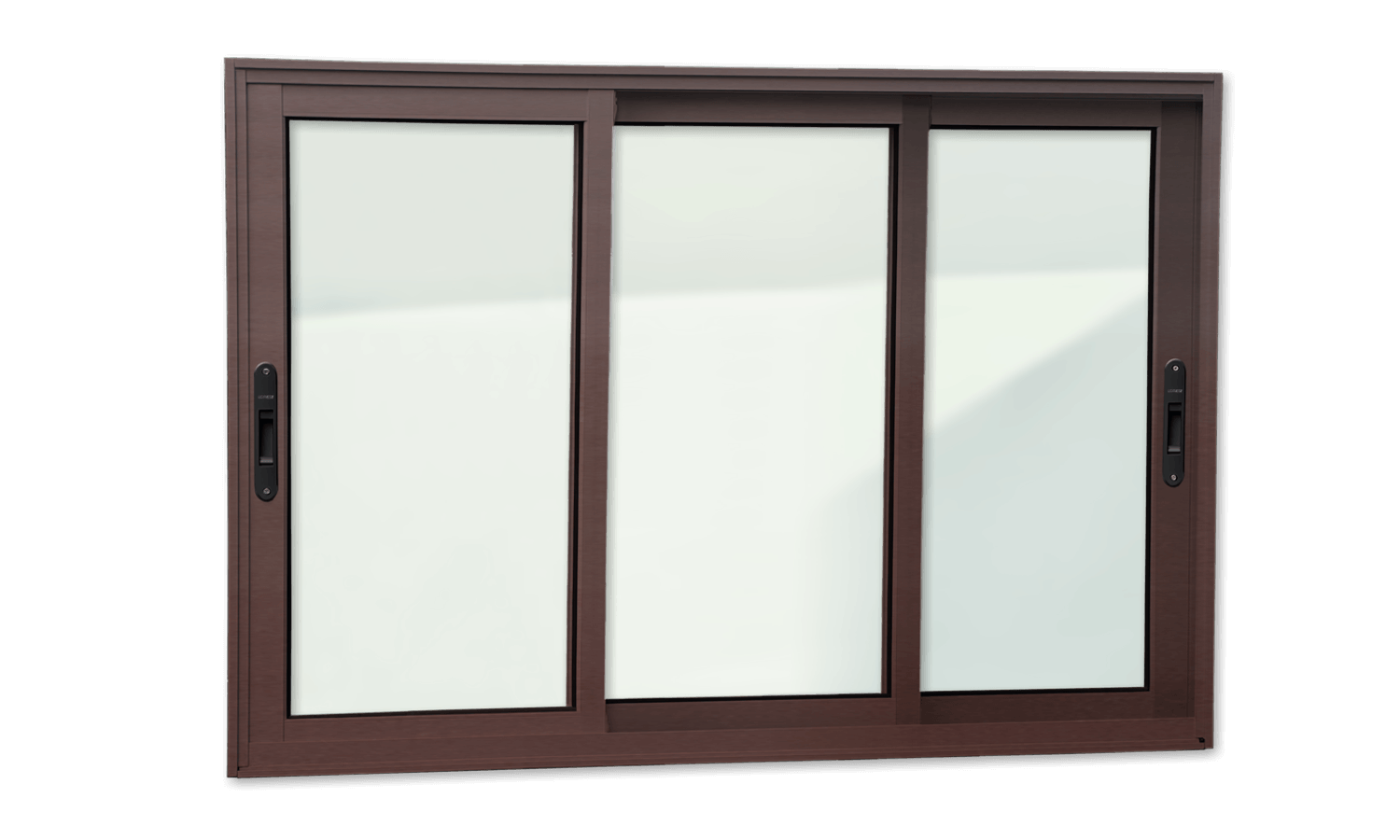 Janela de Alumínio 3 Folhas Elite corten