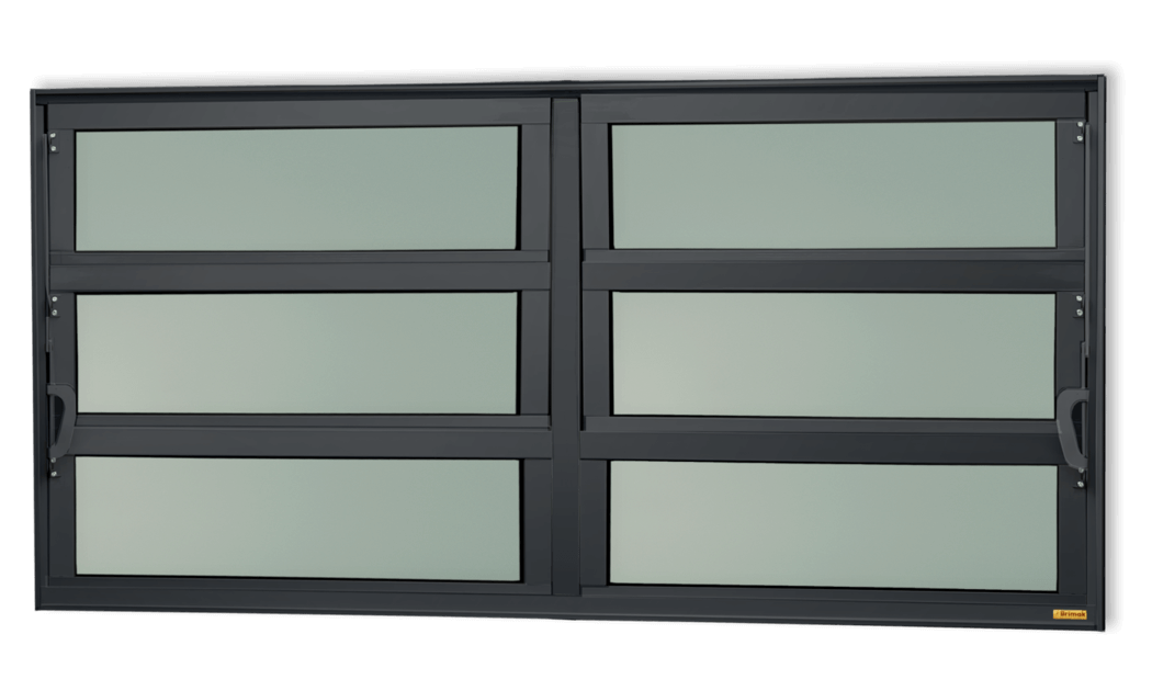 Basculante de Alumínio Elite 2 seções (2F+4M) preto