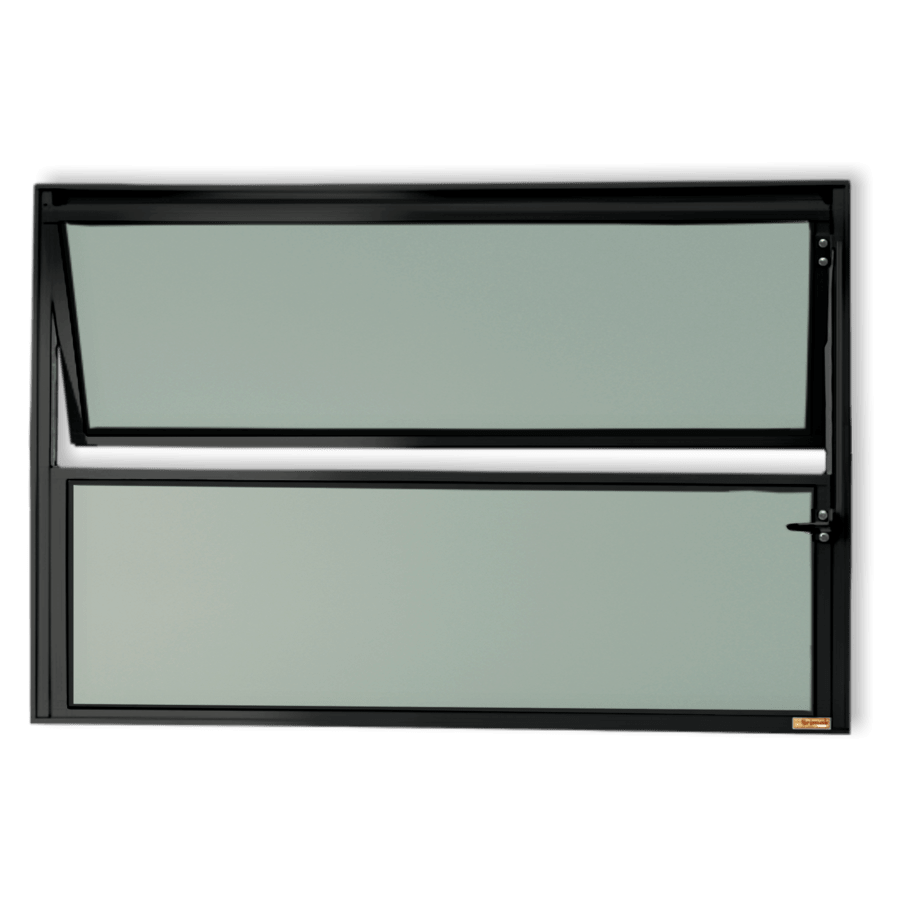 Basculante de Alumínio Master 1 seção (1F+1M) Preto