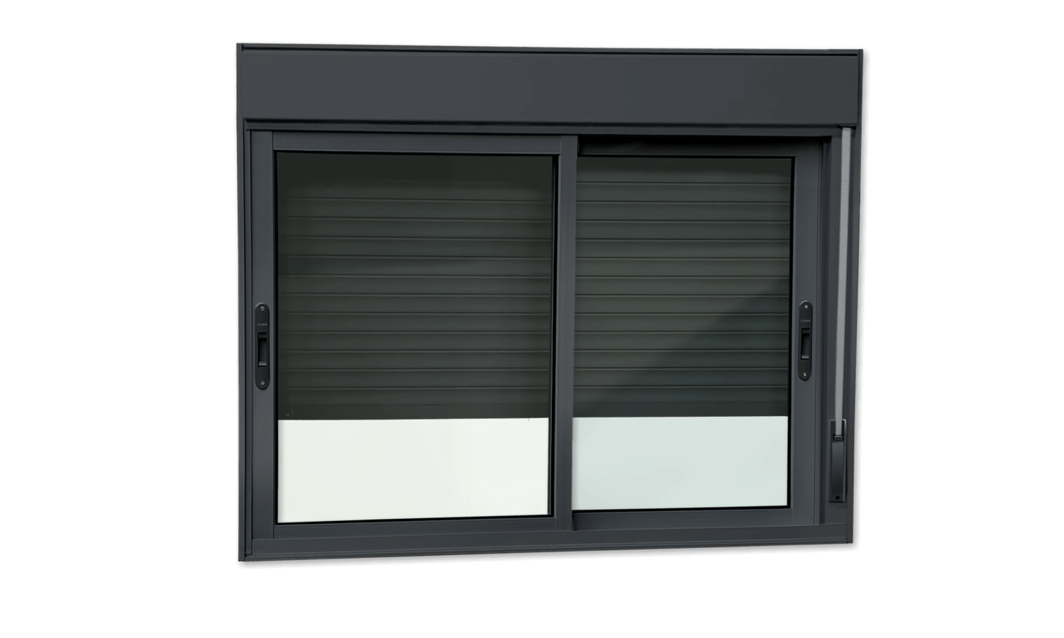 Janela Integrada de Alumínio Elite Preto