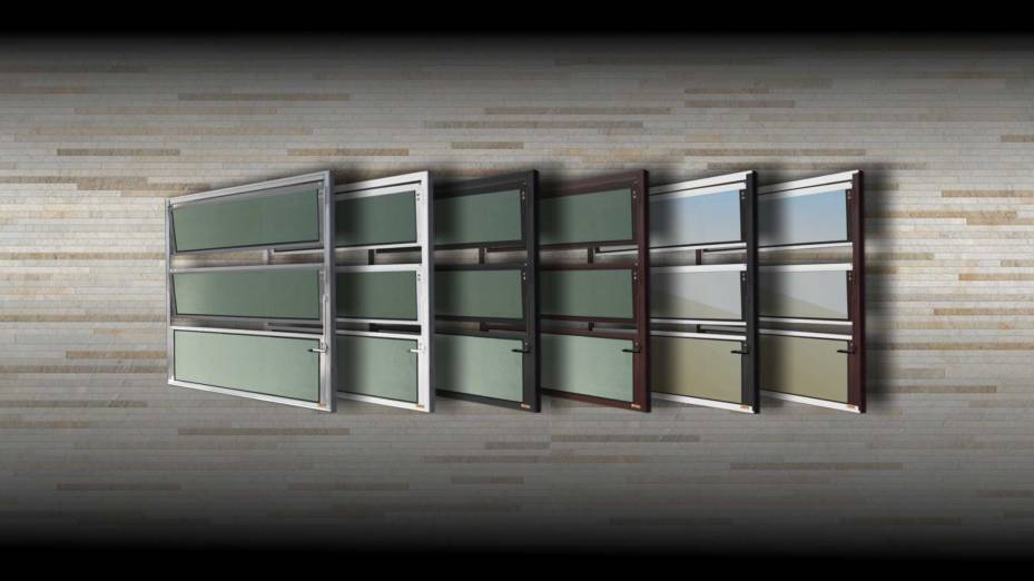 Basculante de alumínio plus