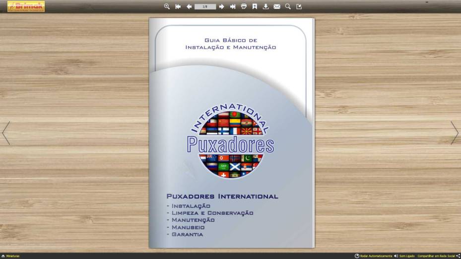 Manual de Instalação de Puxadores International