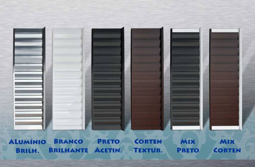 Acabamento Superficial esquadrias de alumínio