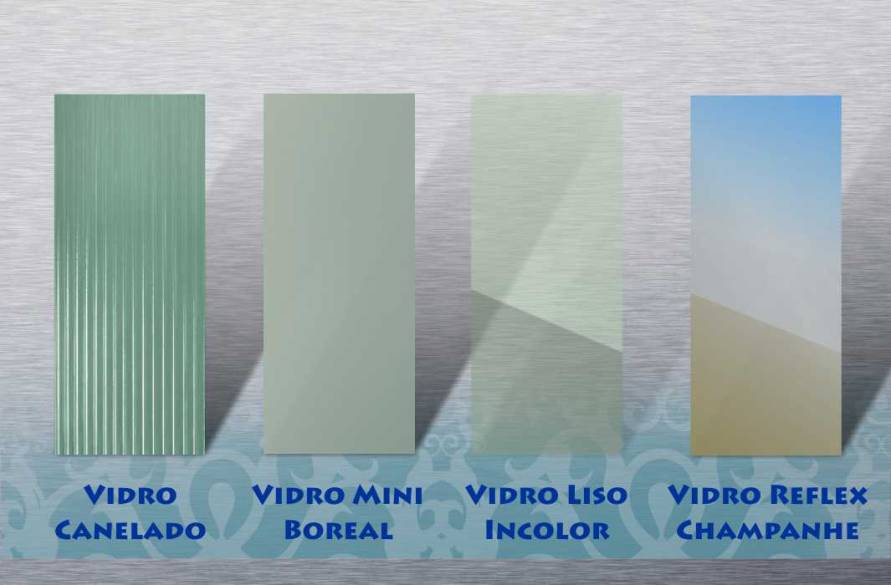 Vidros esquadrias de alumínio