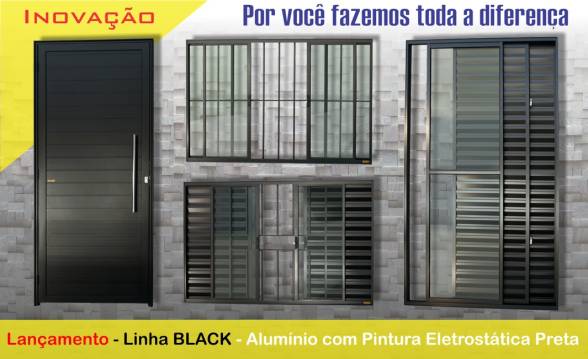 Novo acabamento - Pintura Eletrostática Preta