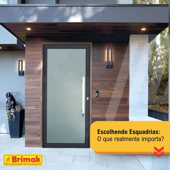 O que importa na compra de esquadrias