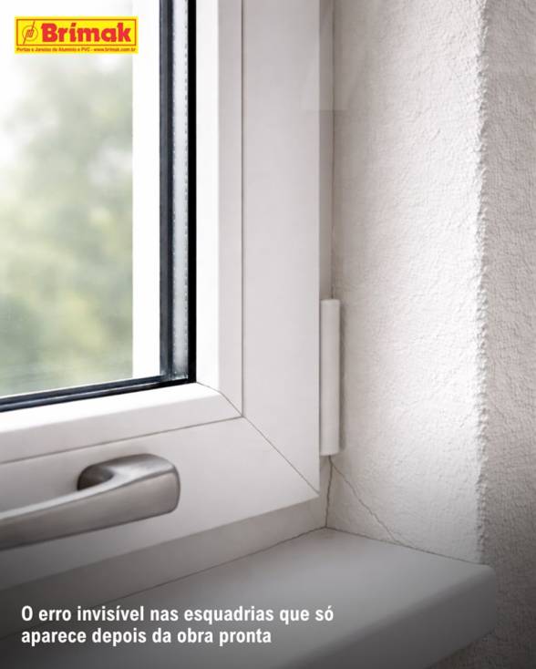 Principais erros em Esquadrias