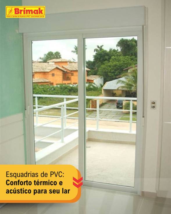 Conforto térmico e acústico com Esquadrias de PVC