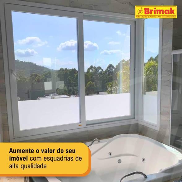 Seu imóvel se valoriza com Esquadrias Brimak