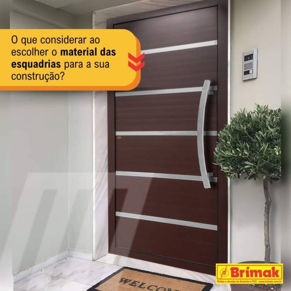 Esquadrias de Alumínio ou PVC