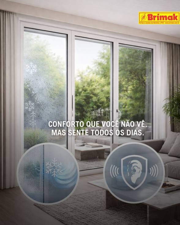 Conforto em Esquadrias