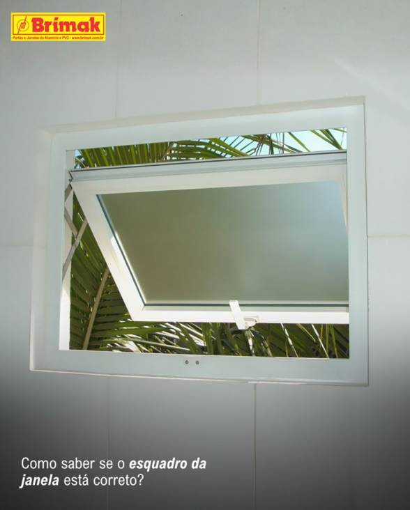 Sabe como conferir o esquadro de uma Janelas ?