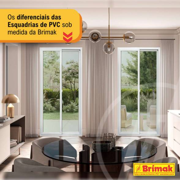 Esquadrias de PVC Sob Medida
