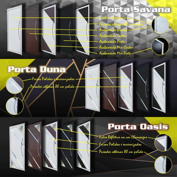 Novas Portas Savana, Duna e Oasis