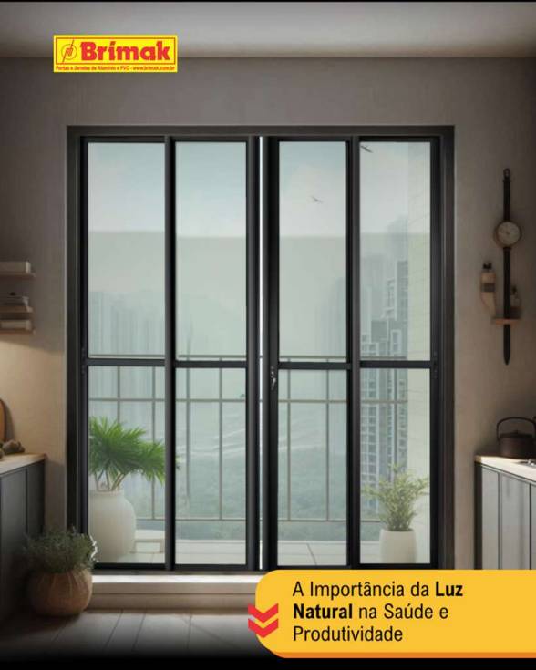 Luz Natural e Saúde com Esquadrias